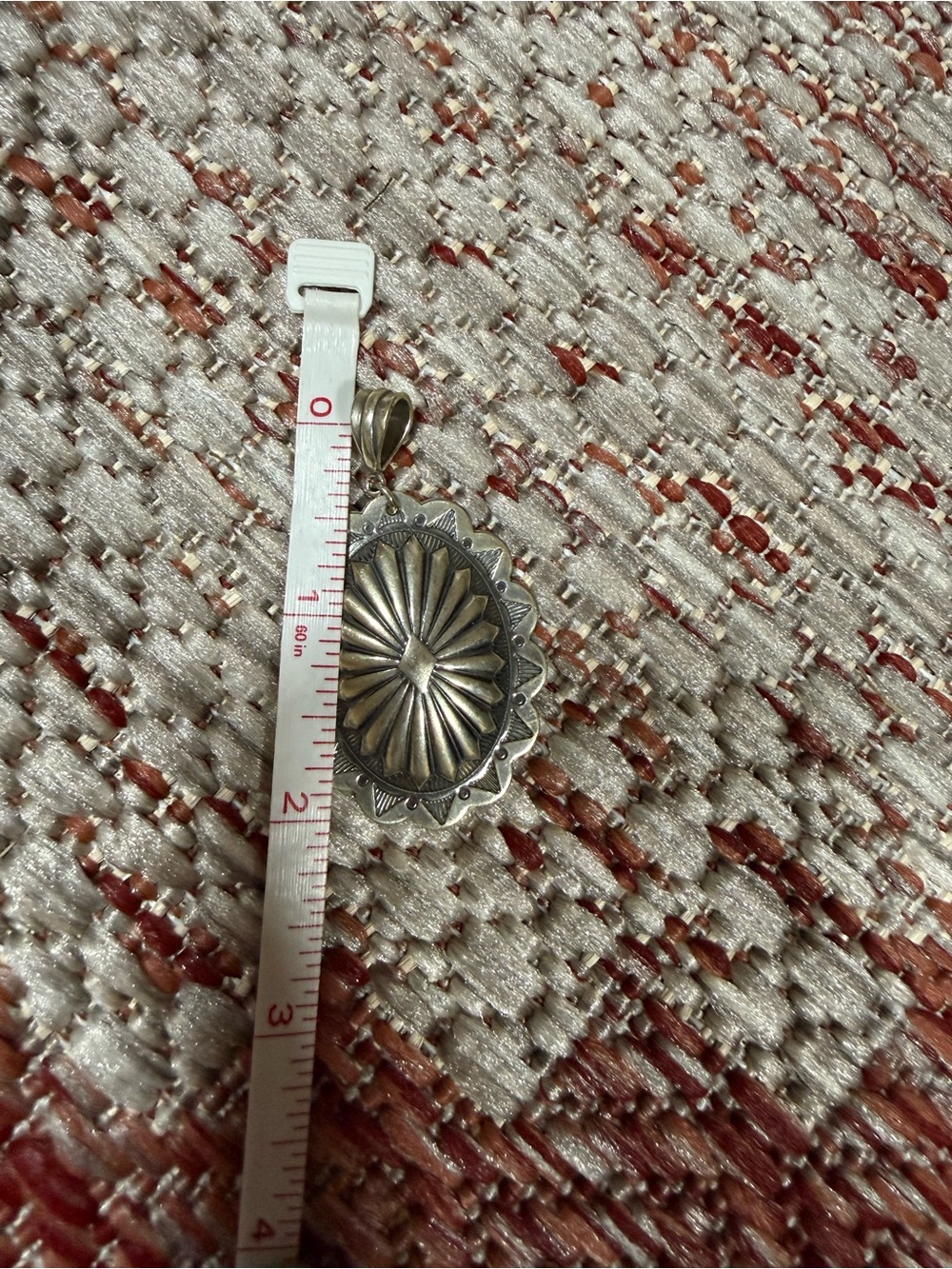 Concho -Sterling Silver Pendant